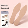 Thin Self-Adhesive Pointed Toe Leather Insoles For Sandals And High Heels, Sweat-Absorbent Anti-Slip Pigskin Pads For Daily Casual Wear